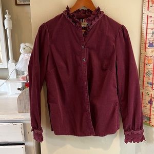 Gorgeous Boden corduroy blouse sz 10